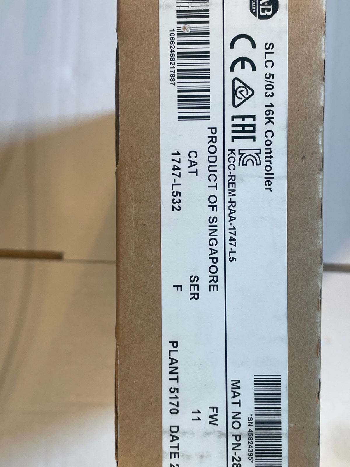 Allen-Bradley 1747-L532 SLC 5/03 16K PLC Processor – New