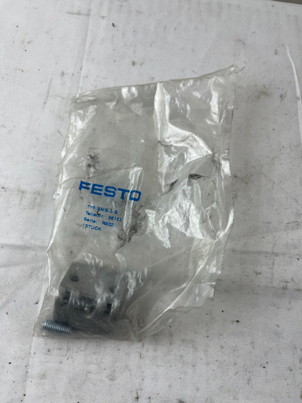 Festo SMB-3-B 36163 Mounting Kit for Proximity Sensors Size 3 New Unused Spare
