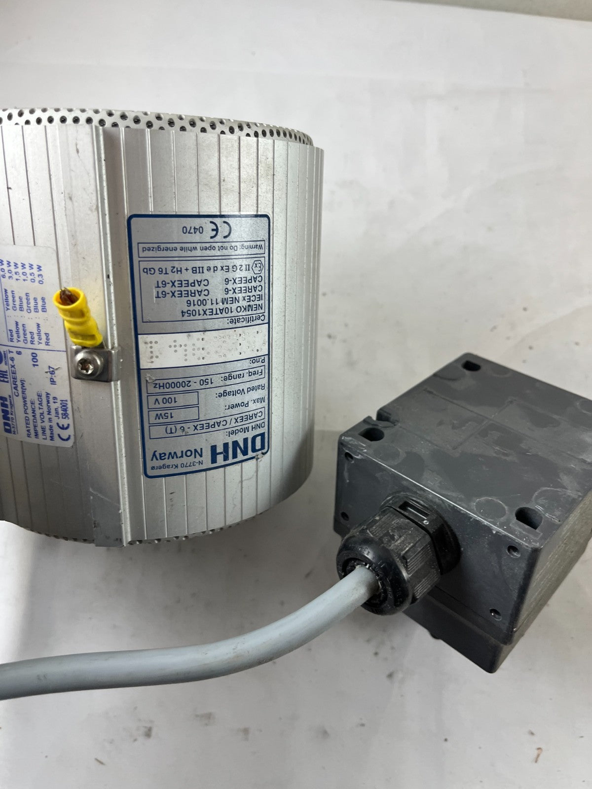 DNH CAREEX-6T CAPEEX-6T Ex Cabinet Loudspeaker 6W 100V Bi-directional Used