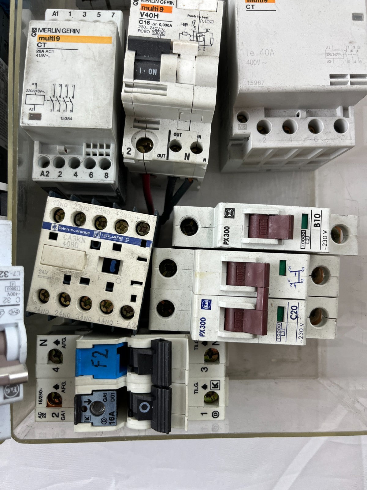 Schneider Siemens Merlin Gerin Mixed Electrical Components Bundle Breakers Lot