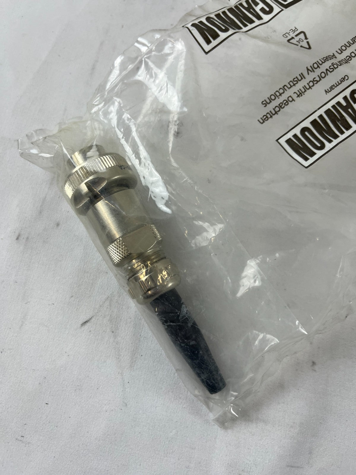 ITT Cannon Circular Connector Metal Plug Field Wireable Industrial New Unit