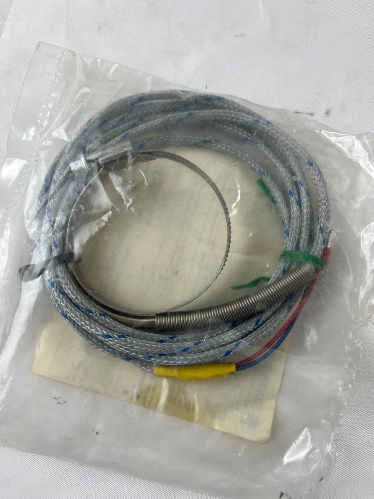 Ihne & Tesch TEF SP Thermocouple Type L Ø40‑60 mm Pipe Clamp Sensor 2m Cable