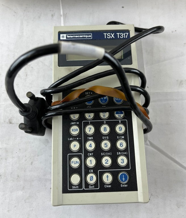 Telemecanique TSX T317 Programming Terminal for TSX17 Micro PLCs w. Box & Manual