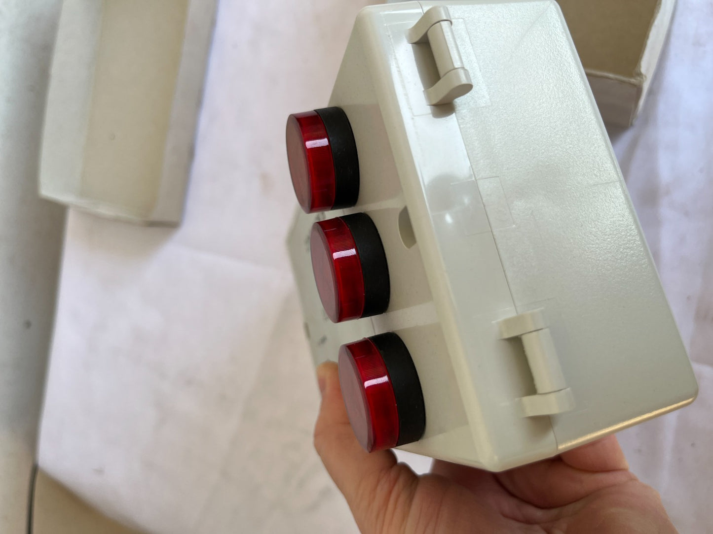 DISA NFUA 2 Ventilation Alarm Panel 3 Red Lamps New Spare Unit Danish