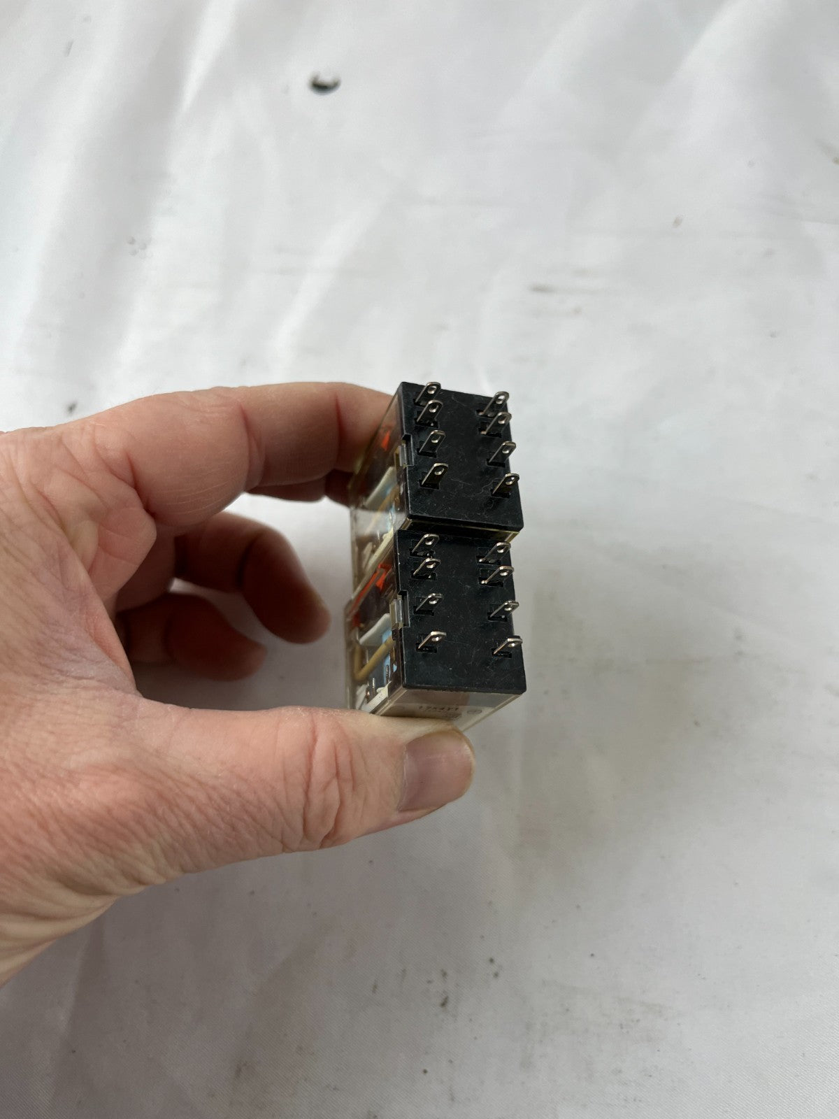 Omron MY2N-D2 Relay 24V DC DPDT Plug‑In – Lot of 2 Used Spare Units