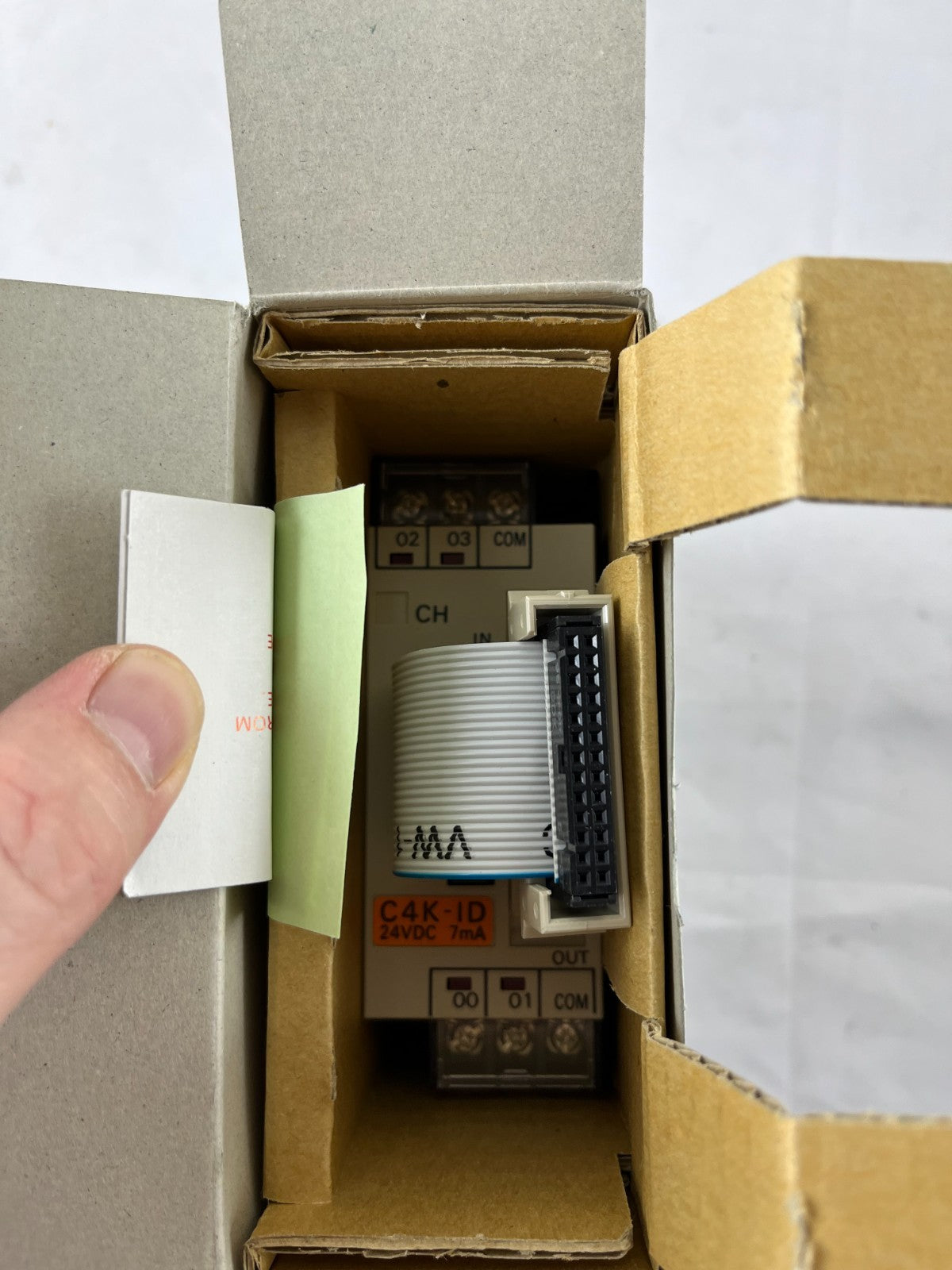 Omron Sysmac C4K-ID DC Input Module 24VDC 7mA PLC I/O Unit C-Series NIB NEW