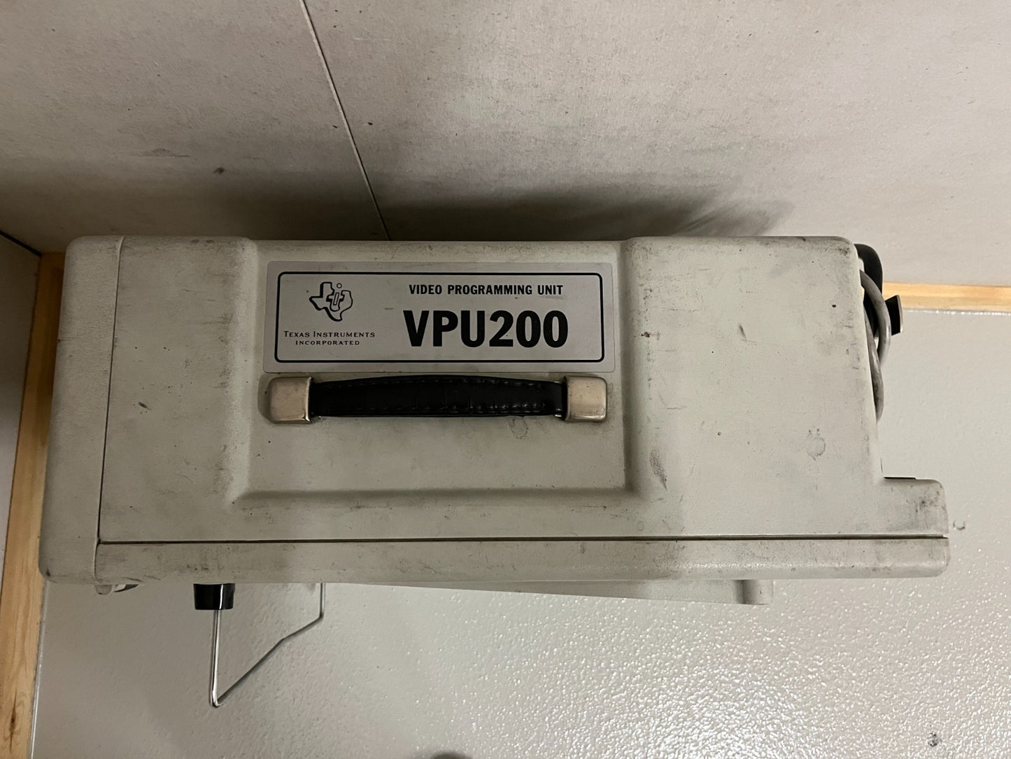 Texas Instruments VPU200 Video Programming Unit PLC Model 200 Untested Condition