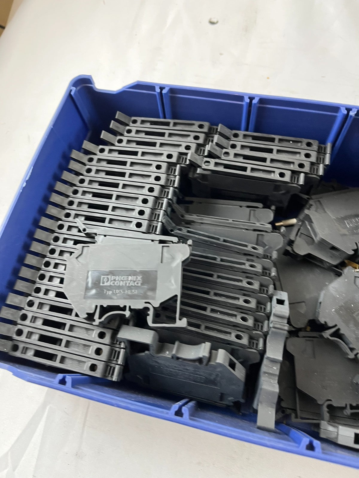 Phoenix Contact UK5-HESI Fuse Terminal Blocks DIN Rail Lot Used Spares