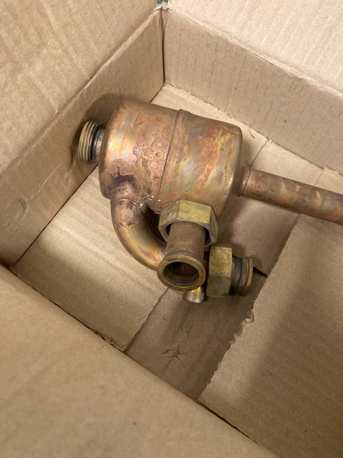 Junkers Gas Boiler Flow Check Valve - Brass NOS Component PN 8710703828 CL100