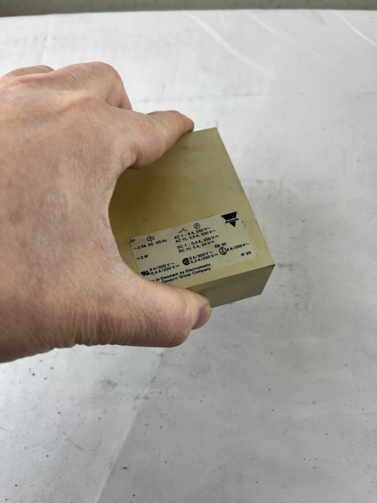 Electromatic S110 166 230 Combi Timer Automatic Start 230VAC 11‑Pin USED