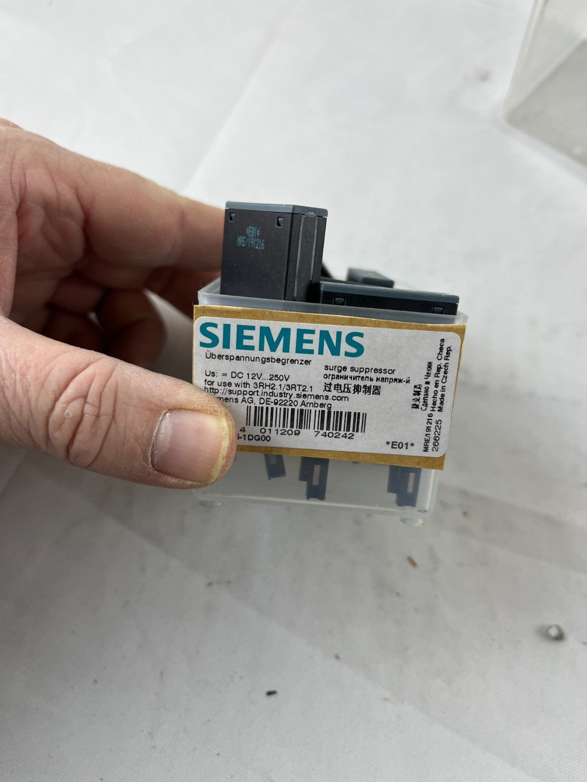 9x Siemens 3RT2916-1DG00 Surge Suppressor Diode 12–250 V DC for 3RT2.1 / 3RH2