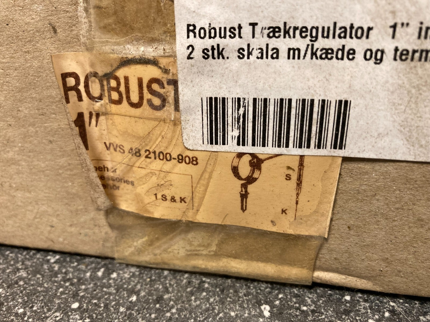 ROBUST T-Track Regulator 1" with Scale Chain and Thermometer PN: 482100908