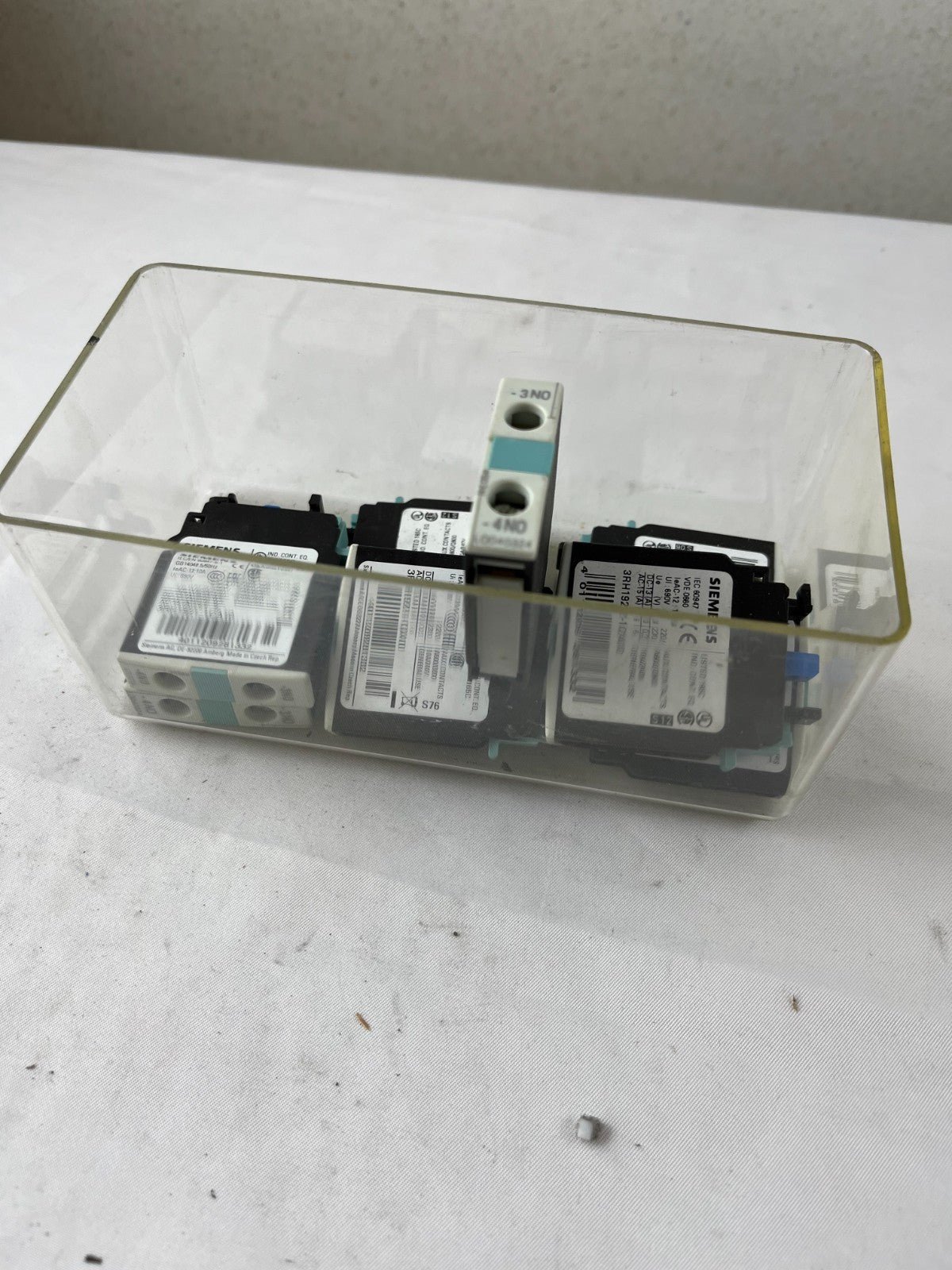 9x Siemens 3RH1921-1CA10 Auxiliary Contact Block 1NO Front Mount for 3RT1 / 3RH1