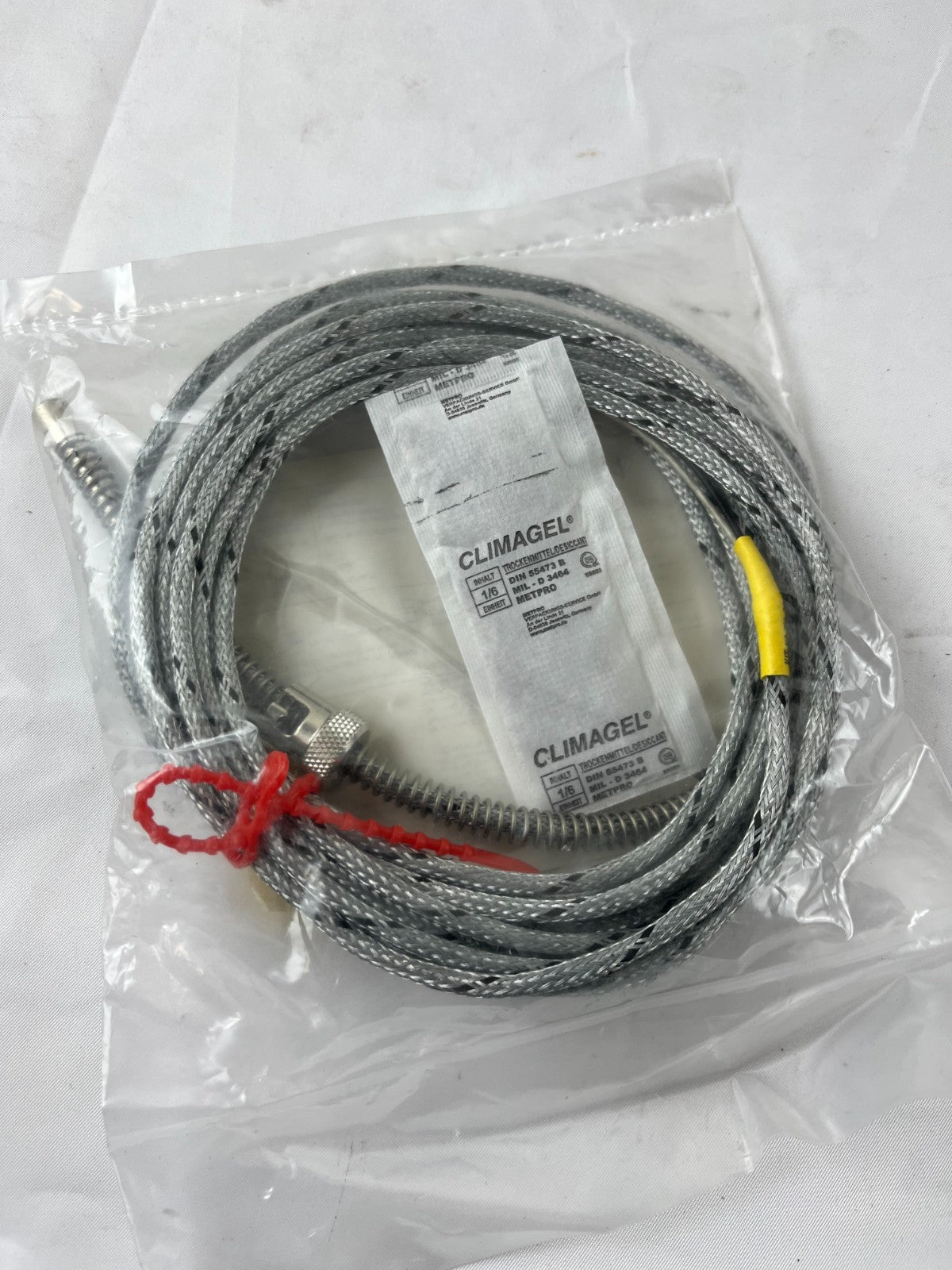 Ihne & Tesch TEF 16 Thermocouple Sensor 8 mm Bayonet, Type J Fe-CuNi, 5 m Cable