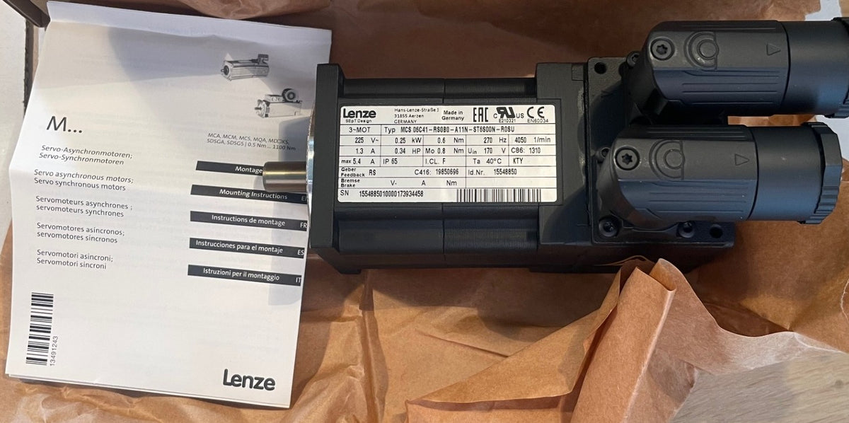 Lenze MCS 06C41-RS0B0-A11N-ST6S00N-R0SU Servo Motor – New