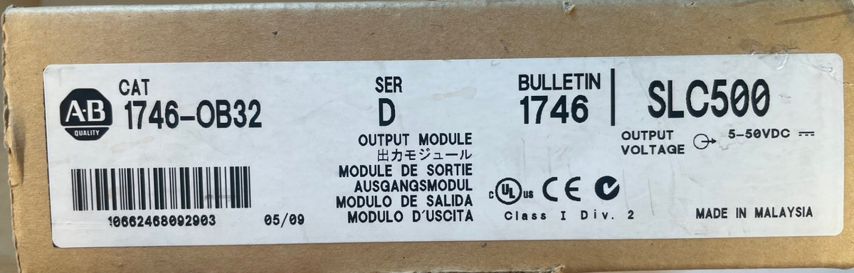 Allen-Bradley 1746-OB32E SLC 500 32-point digital output module new