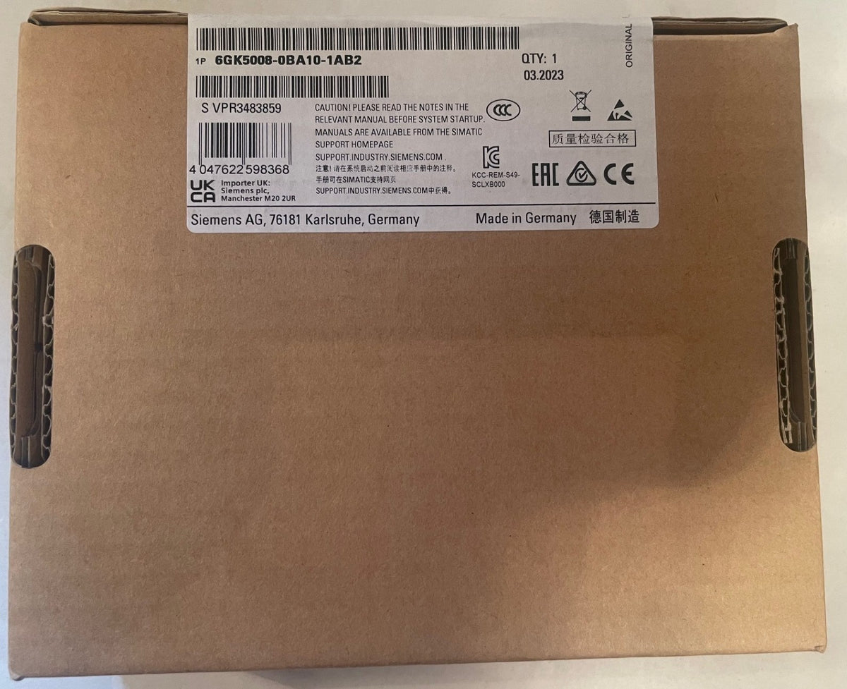 Siemens SCALANCE XB008 6GK5008-0BA10-1AB2 new industrial Ethernet switch