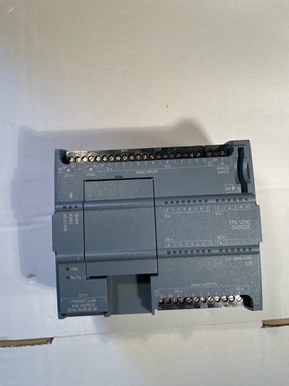 Siemens SIMATIC S7-1200 CPU 1214C 6ES7214-1AG40-0XB0 DC/DC/DC PLC Used Working