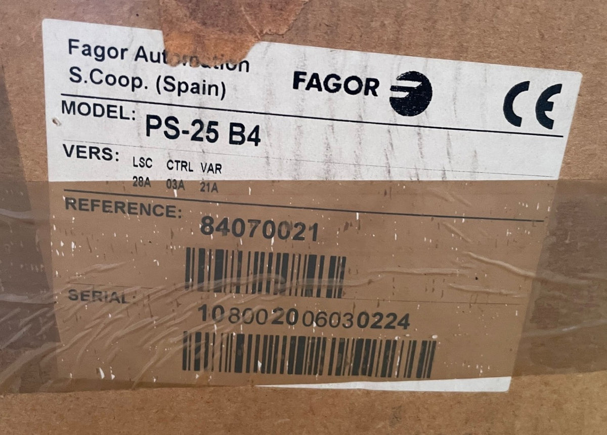 Fagor Automation SPD 1.35-S0-0 Digital Spindle Drive Module 21A 0-800Hz – New Unused