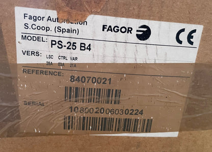 Fagor Automation SPD 1.35-S0-0 Digital Spindle Drive Module 21A 0-800Hz – New Unused