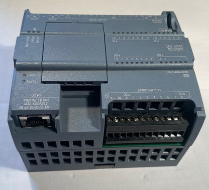 Siemens SIMATIC S7-1200 CPU 1214C 6ES7214-1AG40-0XB0 DC/DC/DC PLC Used Working