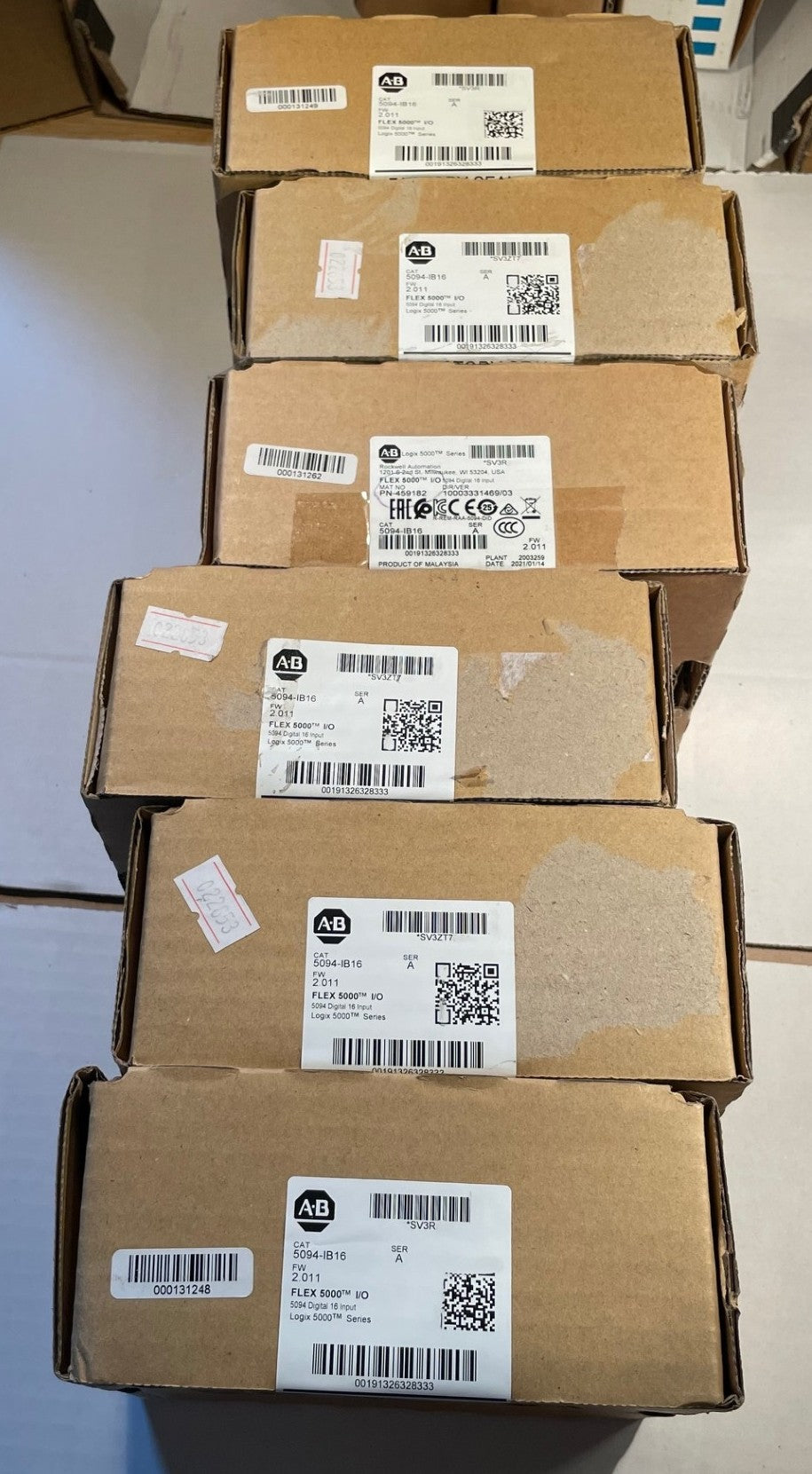 Allen-Bradley 5094-IB16 FLEX 5000 digital input module factory sealed box