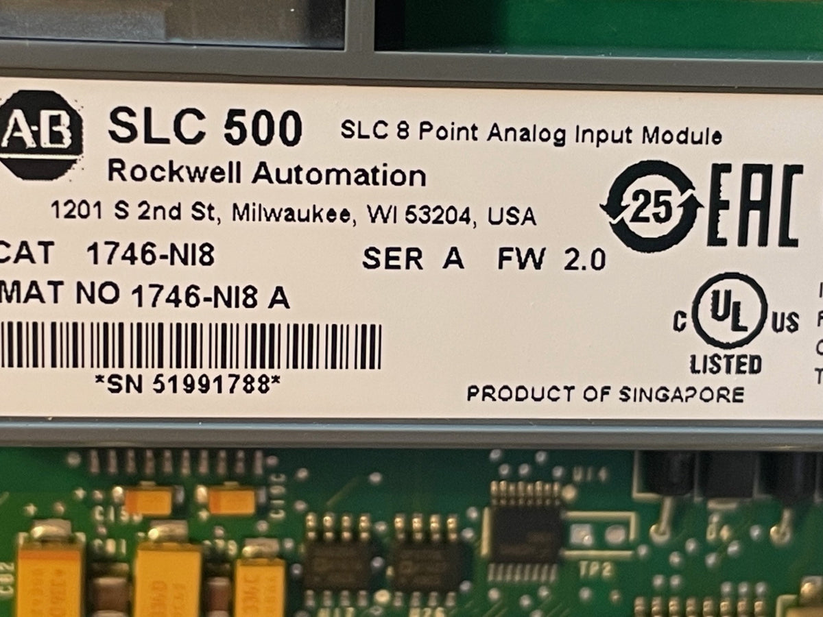Allen-Bradley 1746-NI8 SLC 500 8-channel analog input module new