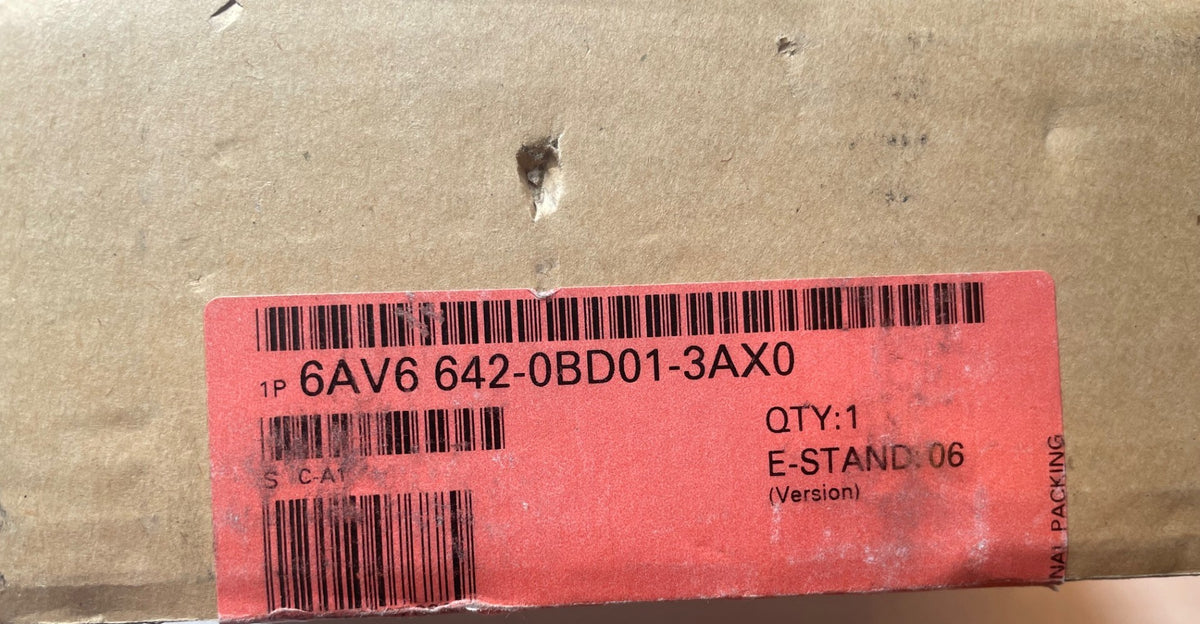 Siemens SIMATIC TP177B 4 inch Color PN DP 6AV6642-0BD01-3AX0 HMI