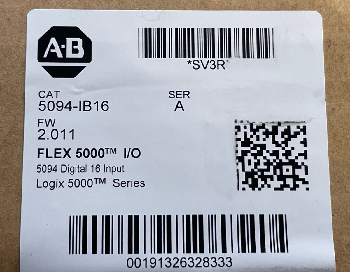 Allen-Bradley 5094-IB16 FLEX 5000 digital input module factory sealed box