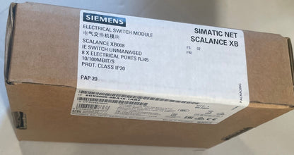 Siemens SCALANCE XB008 6GK5008-0BA10-1AB2 new industrial Ethernet switch