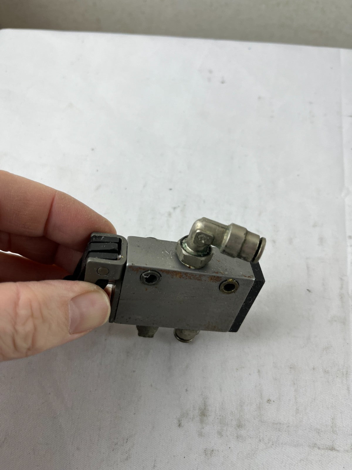 Rexroth 0820 402 002 Pneumatic Roller Lever Valve 10 Bar Used Spare Unit