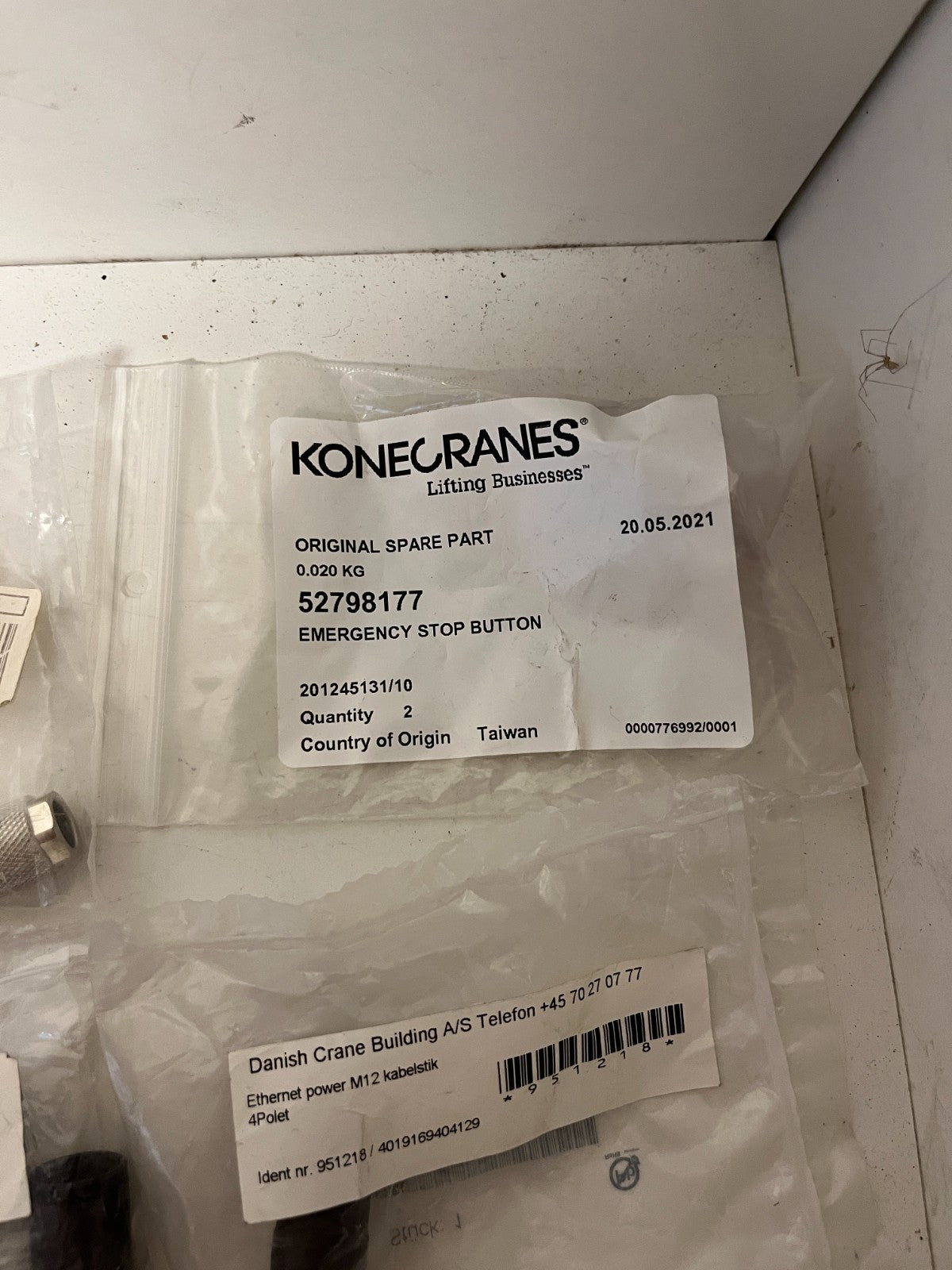 Mixed M12 Industrial Connector Lot Siemens Konecranes Ethernet Power New NOS