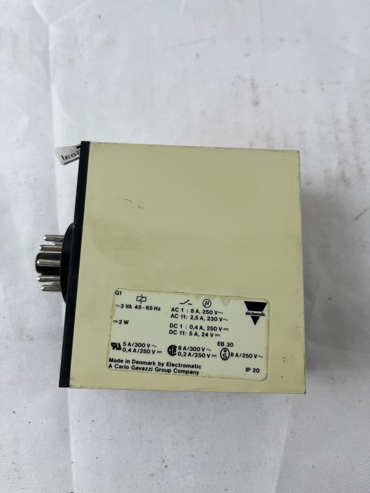 Carlo Gavazzi S112 166 724 Interval Timer 24V External Start Display DENMARK