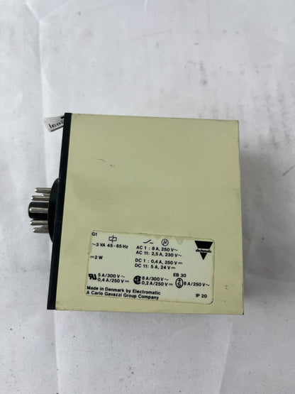Carlo Gavazzi S112 166 724 Interval Timer 24V External Start Display DENMARK