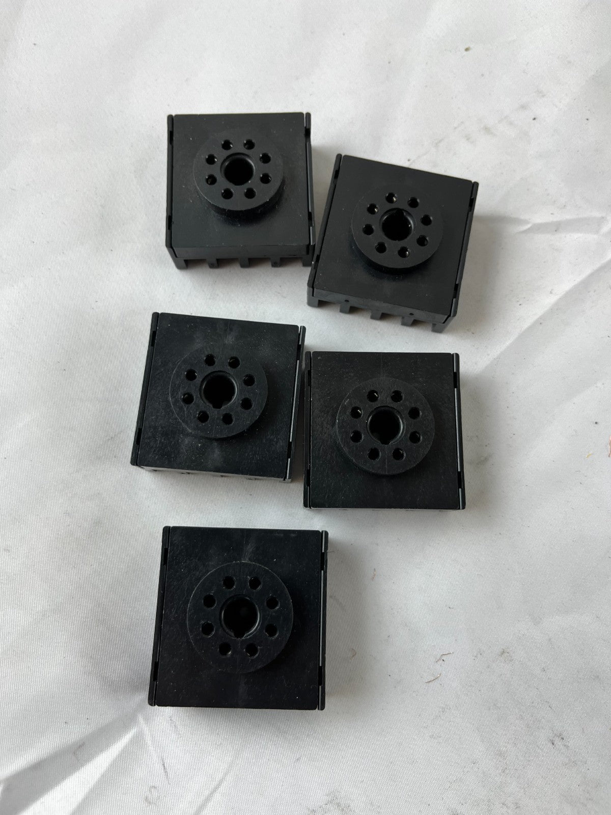 Omron P3G-08 Relay Socket 8-Pin Panel Mount Screw Terminal Lot 5pcs Spare Units