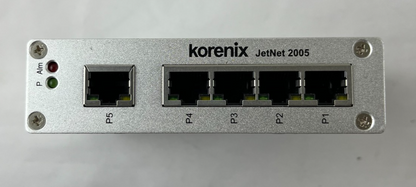 Korenix JetNet 2005 Industrial 5-Port Fast Ethernet Switch DIN Rail 10/100 Mbp