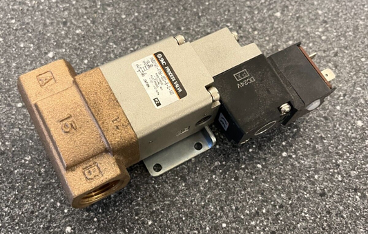 SMC VNB211AV-F15A-5DZ-B-Q-X20 Process Valve with V0307V-5DZ-Q Solenoid Valve 24V