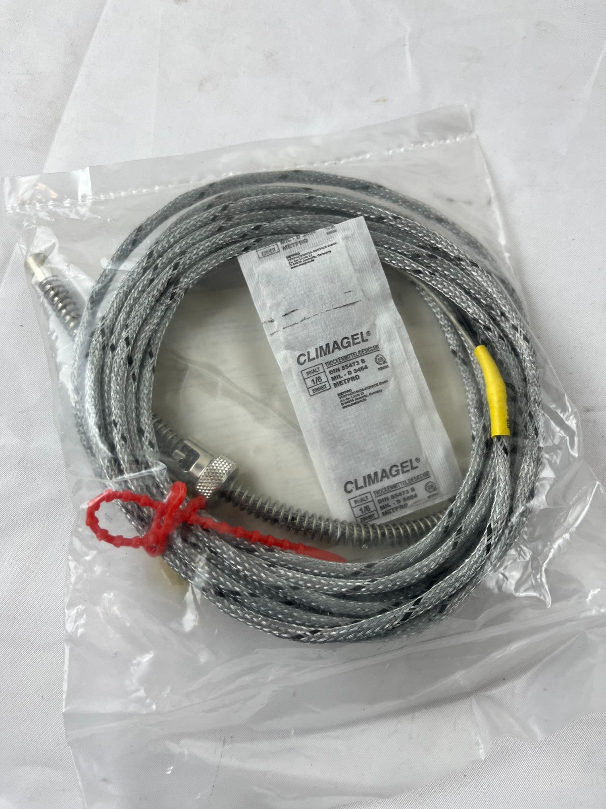 Ihne & Tesch TEF 16 Thermocouple Sensor 8 mm Bayonet, Type J Fe-CuNi, 5 m Cable
