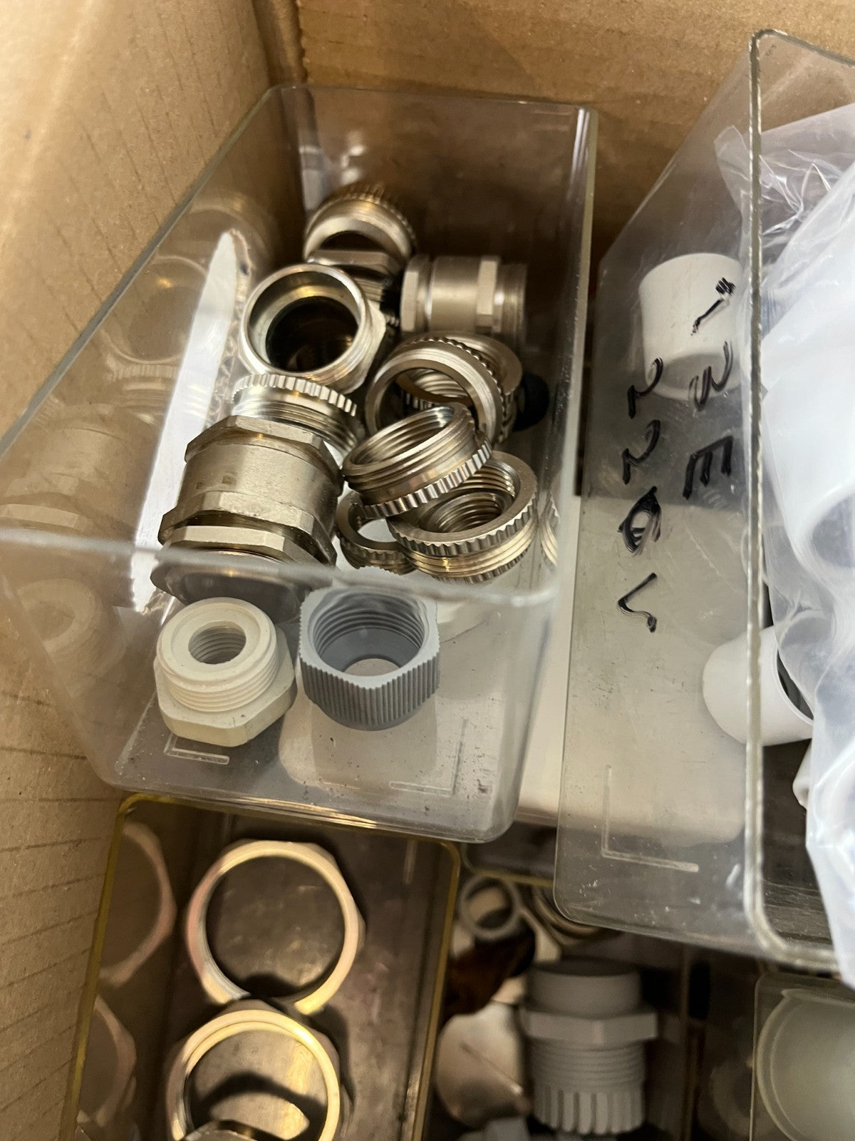 Detzel Univolt Cable Gland Lot PG21 PG29 Plastic Metal Industrial Bulk Mixed
