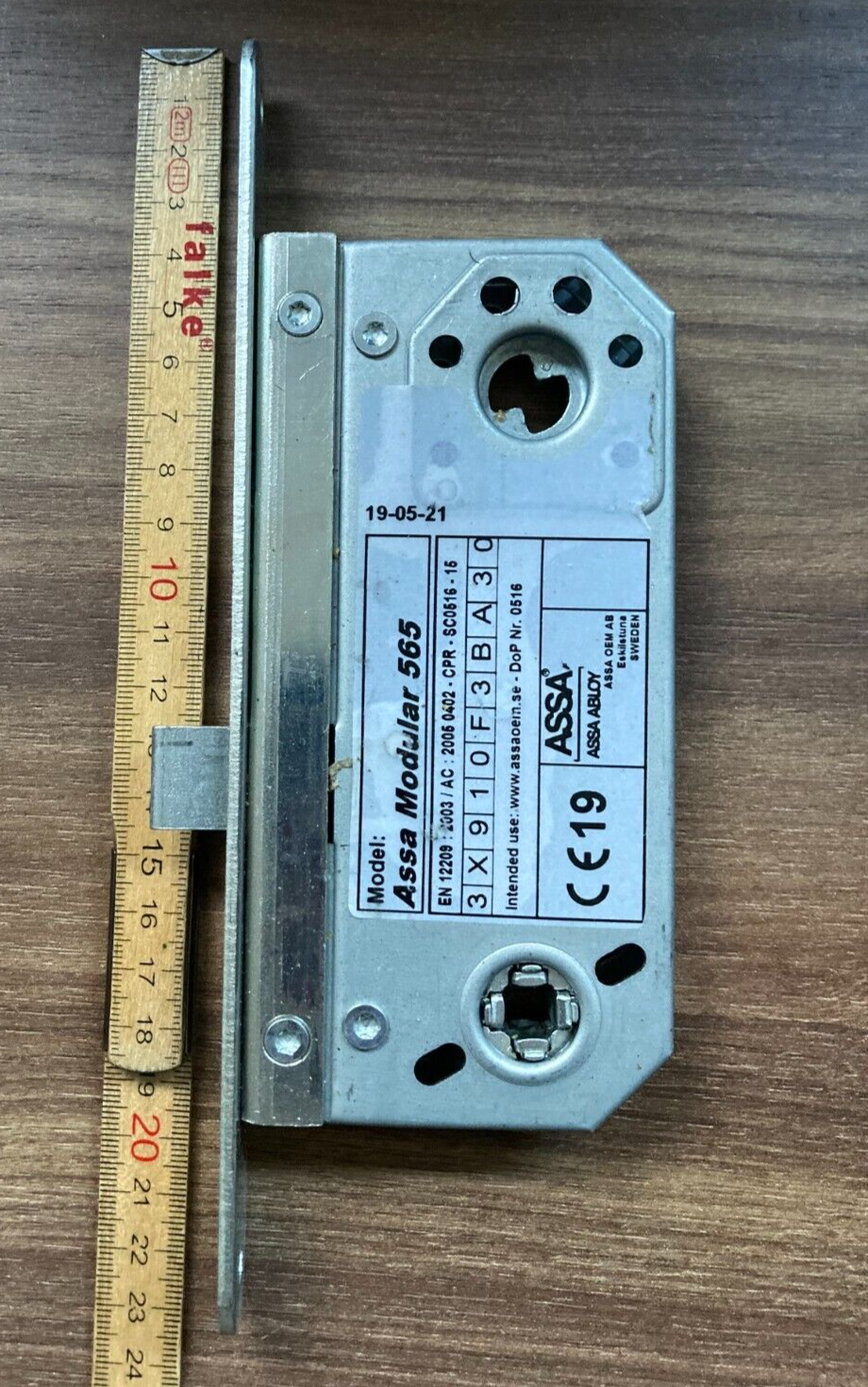 Assa Abloy Modular 1498 L: 22.5cm Steel for oval cylinder screw diameter Ø 4mm