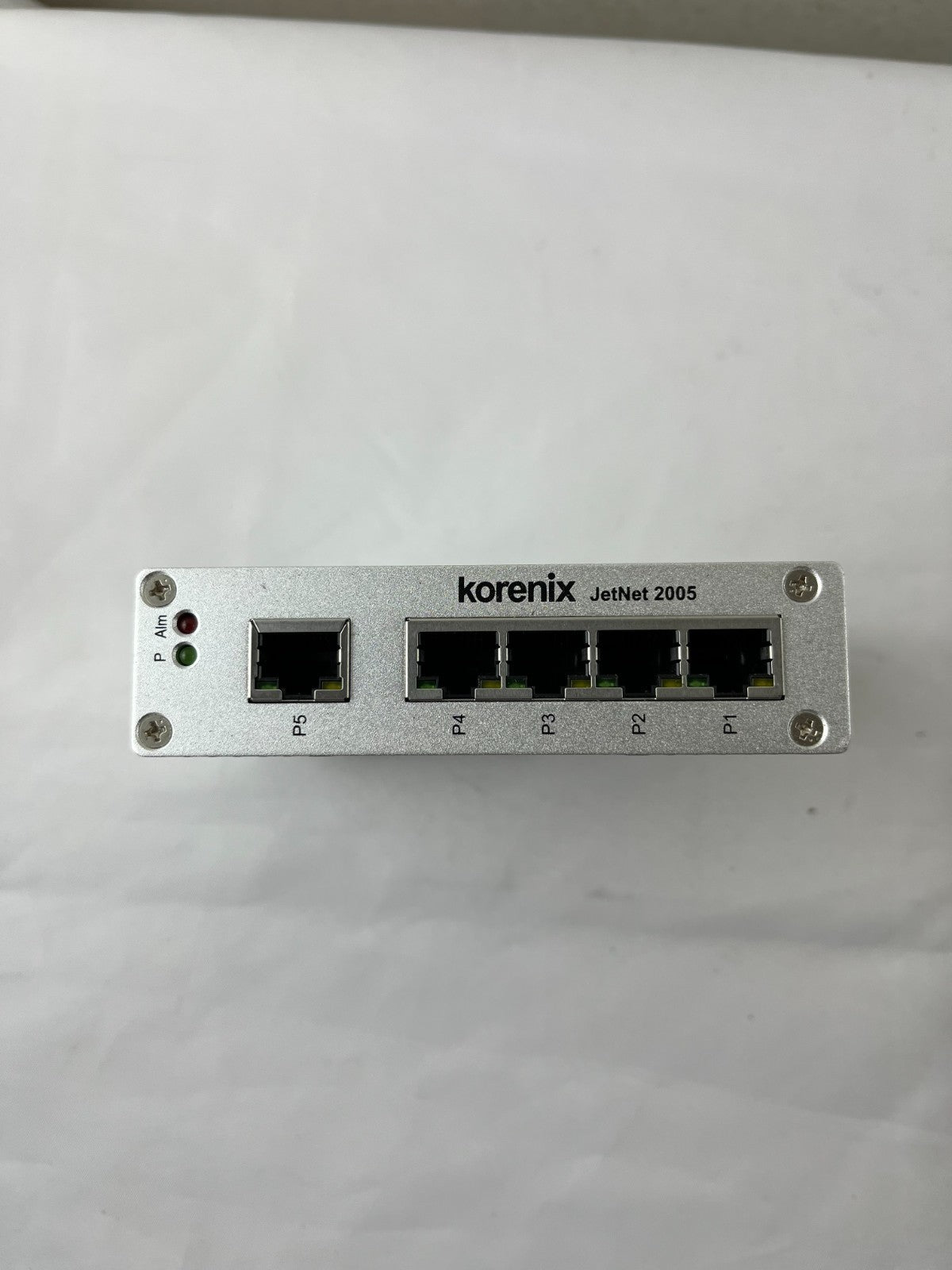 Korenix JetNet 2005 Industrial 5-Port Fast Ethernet Switch DIN Rail 10/100 Mbp