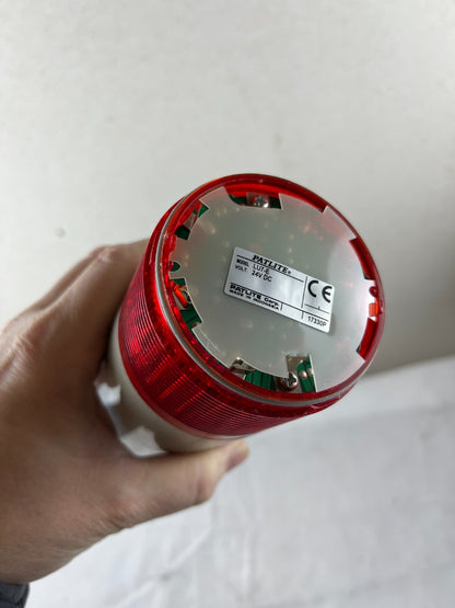 Patlite LU7-02 LED Signal Tower Light Red 24V DC Pole Mount UL CE NEW IP65