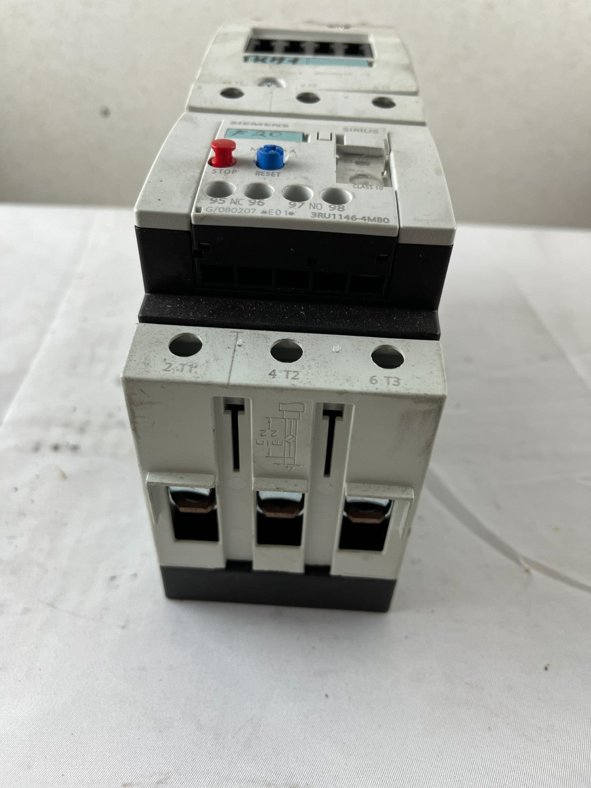 Siemens 3RT1044-1AP00 Contactor + 3RU1146-4MB0 Overload Relay 65A 30kW 230V Coil