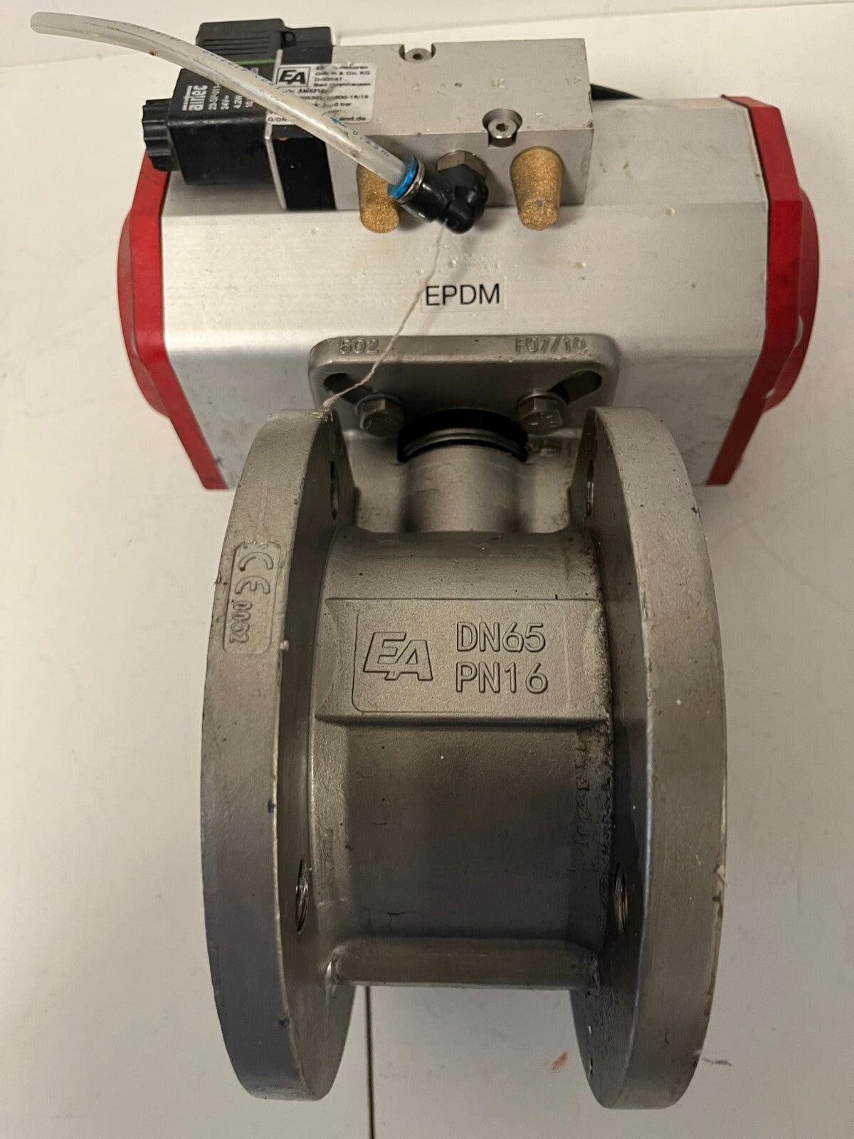 END-Armaturen ZK311308 DN65 Pneumatic Ball Valve Stainless Steel PTFE 16bar