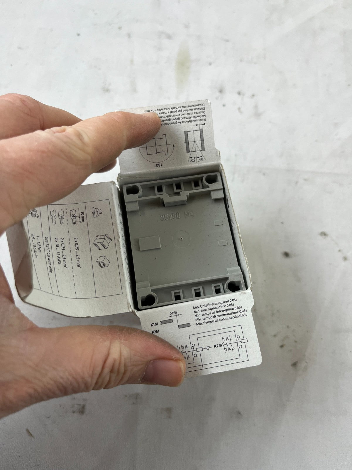 CI5-9 Mini Contactor Spare Part 601481 NC Module New Old Stock Spare Unit