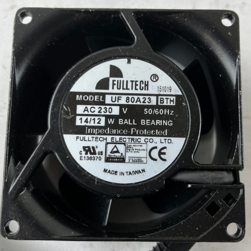 Fulltech UF 80A23 BTH 230VAC Axial Cooling Fan 80mm Ball Bearing New Spare