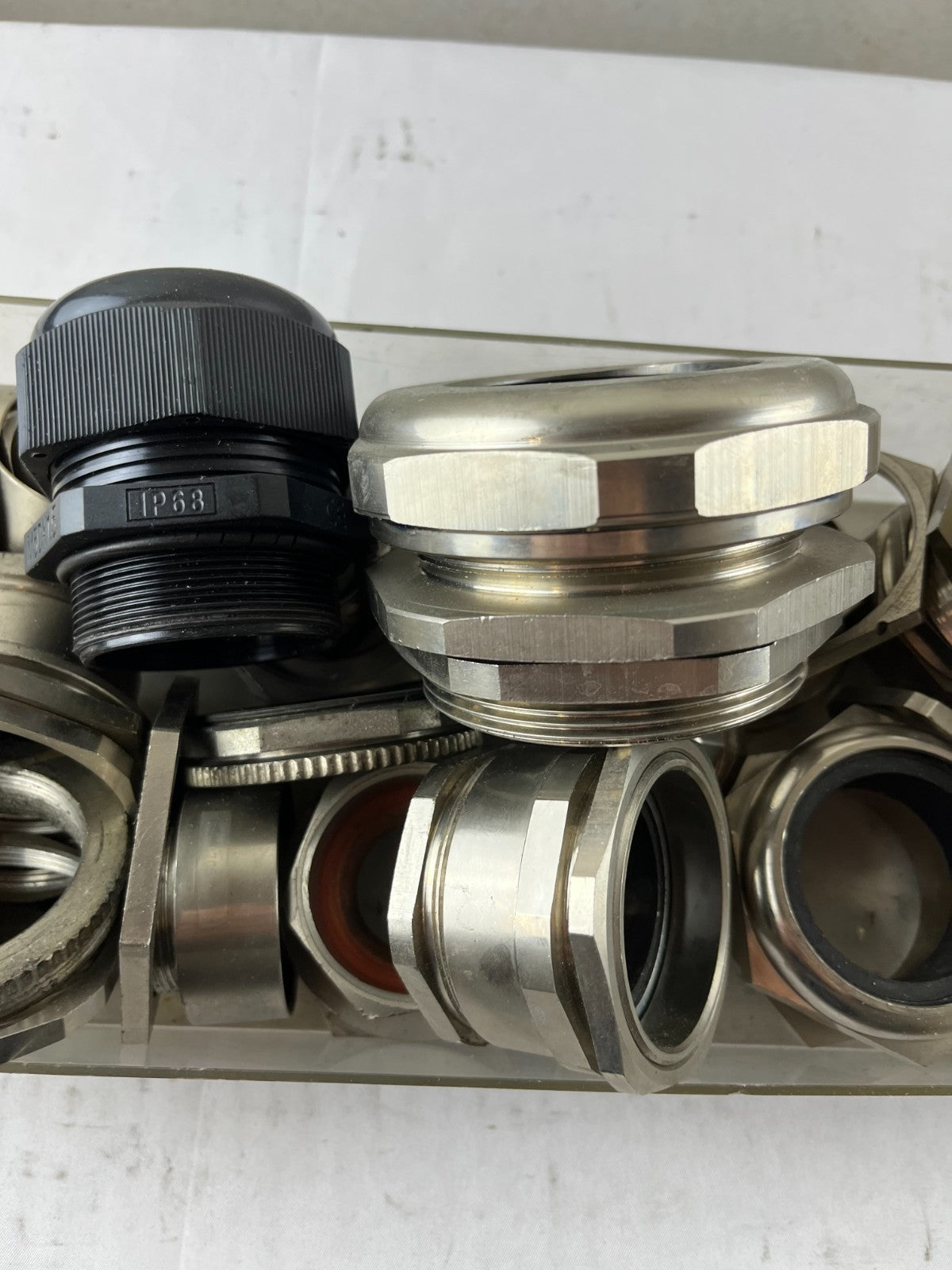 Stainless Steel Sensor Bulkhead Fittings M50 IP68 Bundle Used Spare Parts