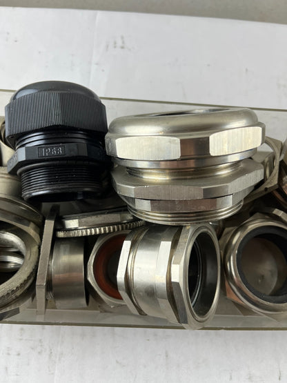 Stainless Steel Sensor Bulkhead Fittings M50 IP68 Bundle Used Spare Parts