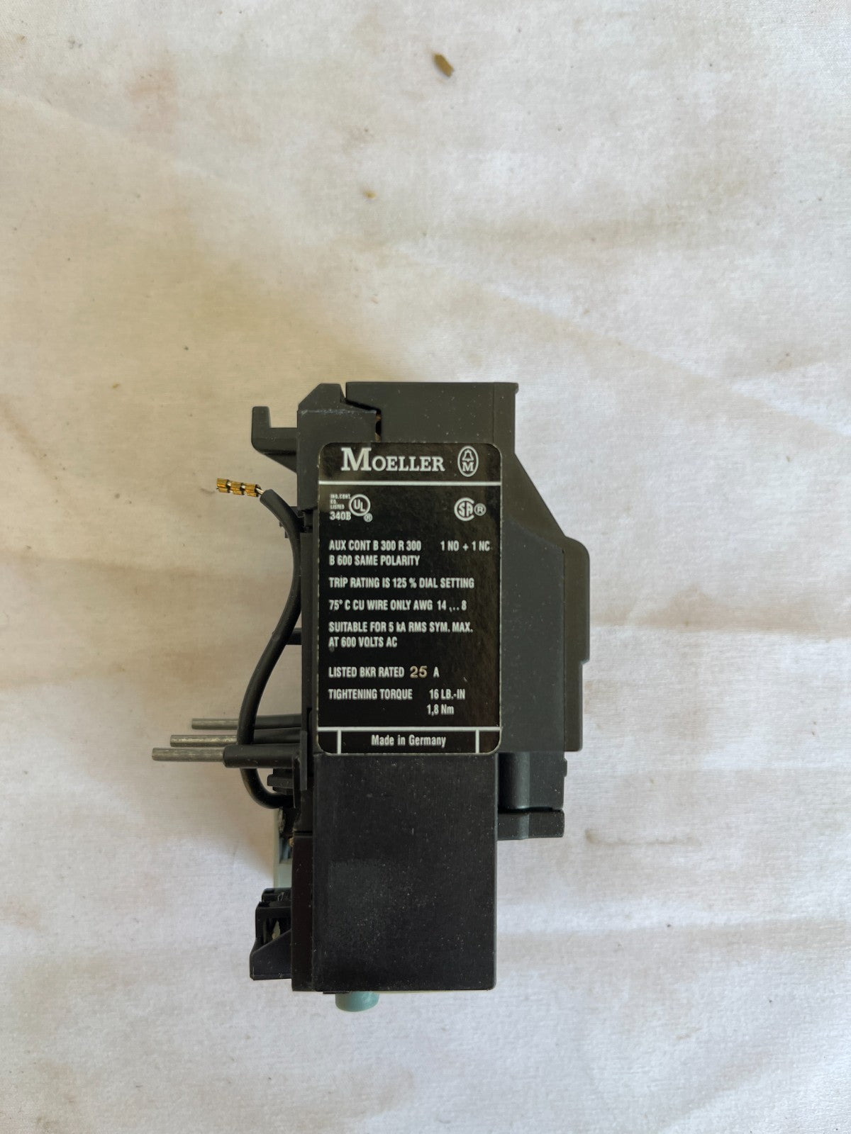 Moeller Z00-6 Motor Overload Relay 4-6A New in Box - Spare Unit