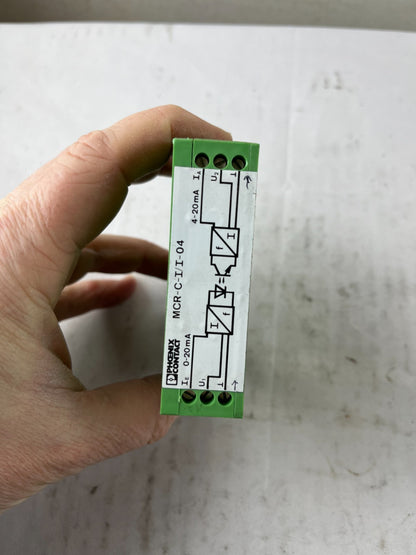 Phoenix Contact MCR-C-I/I-04 Signal Conditioner 0-20mA to 4-20mA 2781528 Used